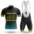 The Speed Within Me - Men's Cycling Kit-Full Set-Global Cycling Gear