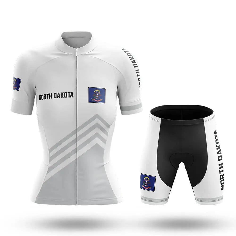 North Dakota S4 White - Women - Cycling Kit-Full Set-Global Cycling Gear