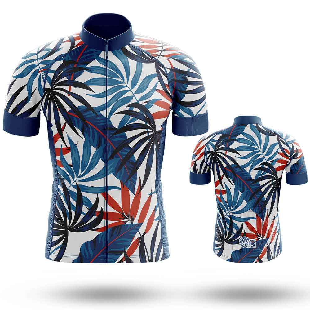 Tropical Palm - Men's Cycling Kit-Short Sleeve Jersey-Global Cycling Gear