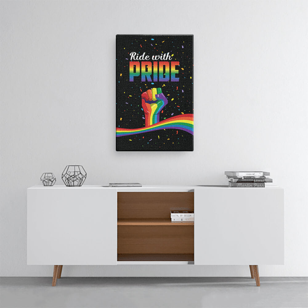 Ride With Pride - Wall Art Poster-Global Cycling Gear