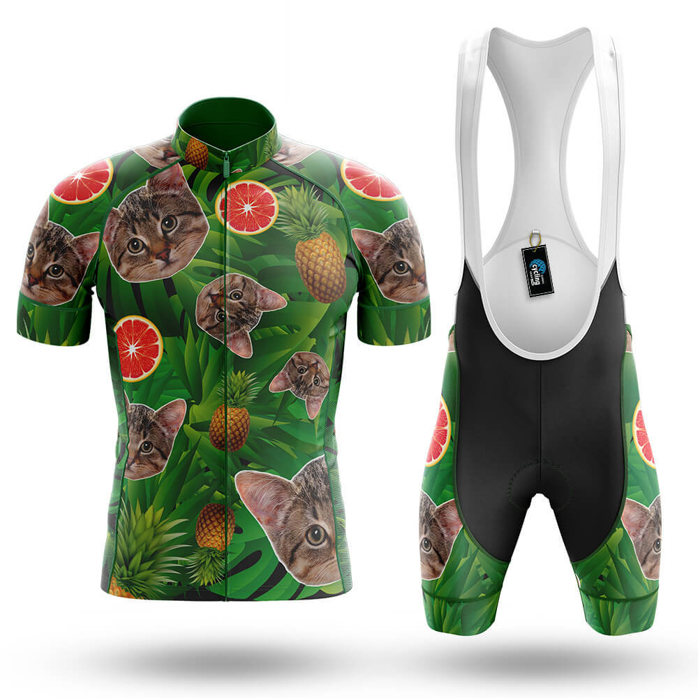 Pineapple Cat - Men's Cycling Kit-Full Set-Global Cycling Gear