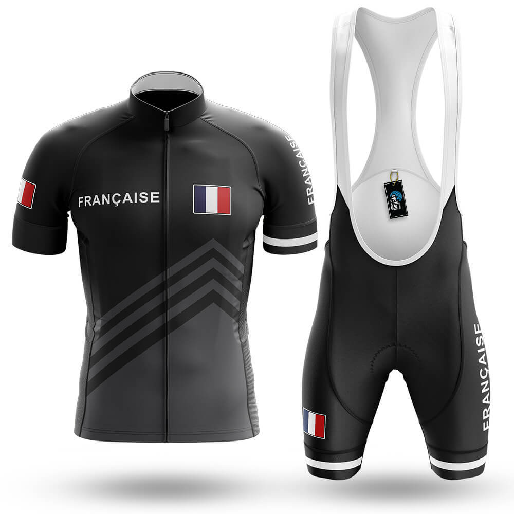 Française S5 Black - Men's Cycling Kit-Full Set-Global Cycling Gear