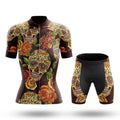 Colorful Sugar Skulls V2 - Women's Cycling Kit - Global Cycling Gear