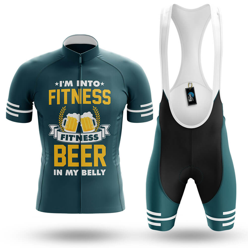 I'm Into Fitness - Green - Men's Cycling Kit-Full Set-Global Cycling Gear