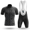 Black Triangles - Men's Cycling Kit-Full Set-Global Cycling Gear