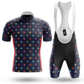 Polka Dot - Men's Cycling Kit-Full Set-Global Cycling Gear