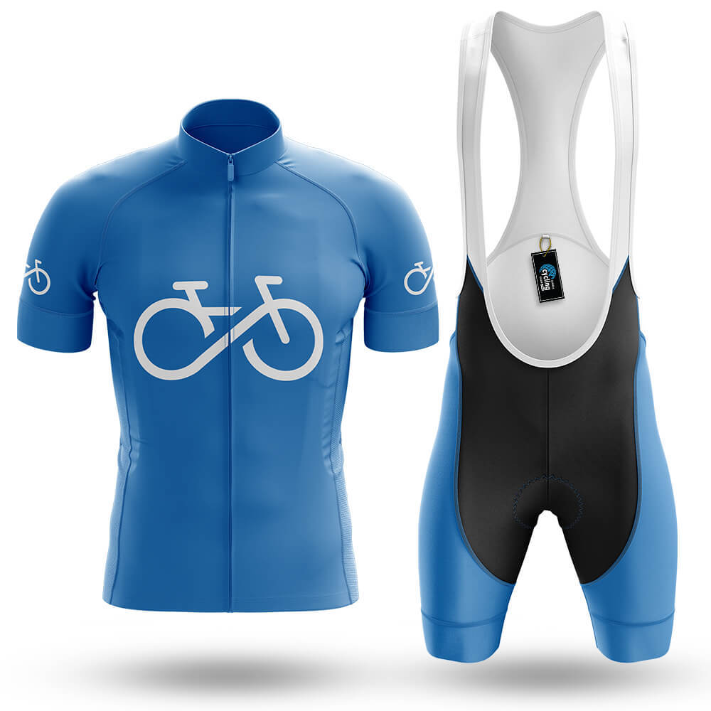 Bike Forever - Blue - Men's Cycling Kit-Full Set-Global Cycling Gear