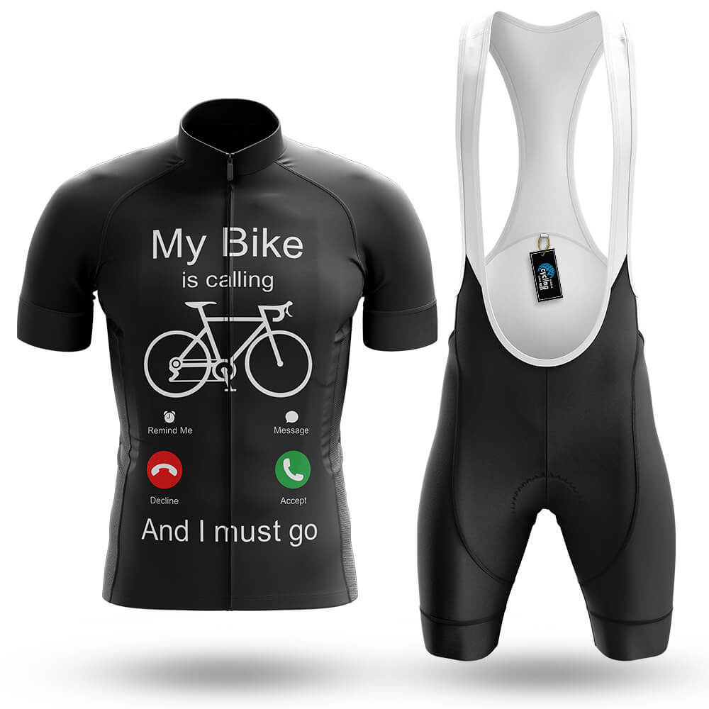 My Bike Is Calling V2 - Men's Cycling Kit-Full Set-Global Cycling Gear