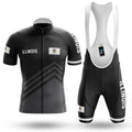 Illinois S4 Black - Men's Cycling Kit-Full Set-Global Cycling Gear