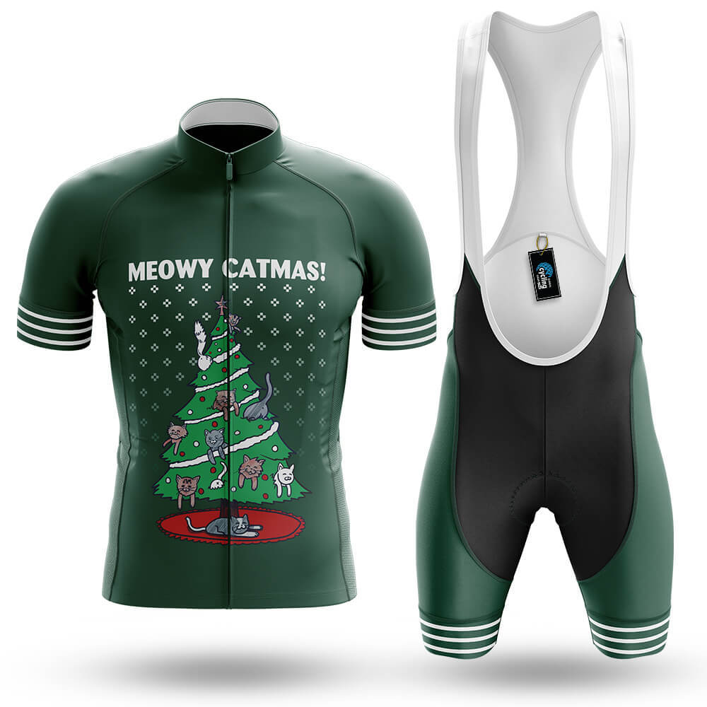 Meowy Christmas - Men's Cycling Kit-Full Set-Global Cycling Gear