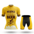 Mama Needs A Beer - Women's Cycling Kit-Full Set-Global Cycling Gear