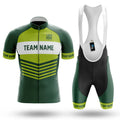 Custom Team Name V20 Green - Men's Cycling Kit-Full Set-Global Cycling Gear