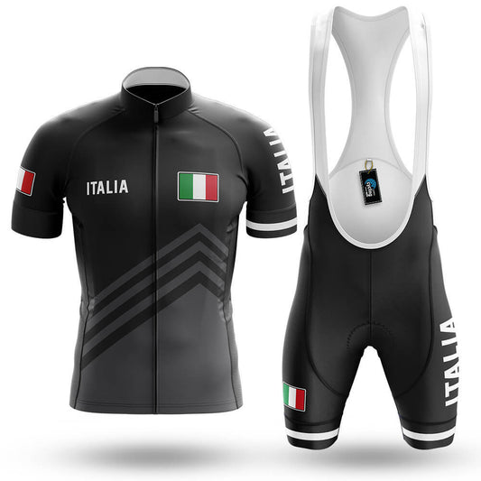 Italia S5 Black - Men's Cycling Kit-Full Set-Global Cycling Gear