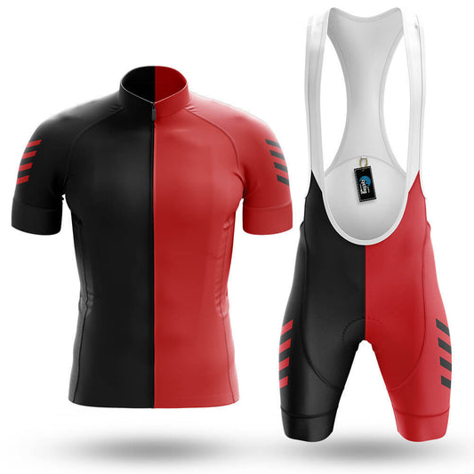 Red Black - Men's Cycling Kit-Full Set-Global Cycling Gear