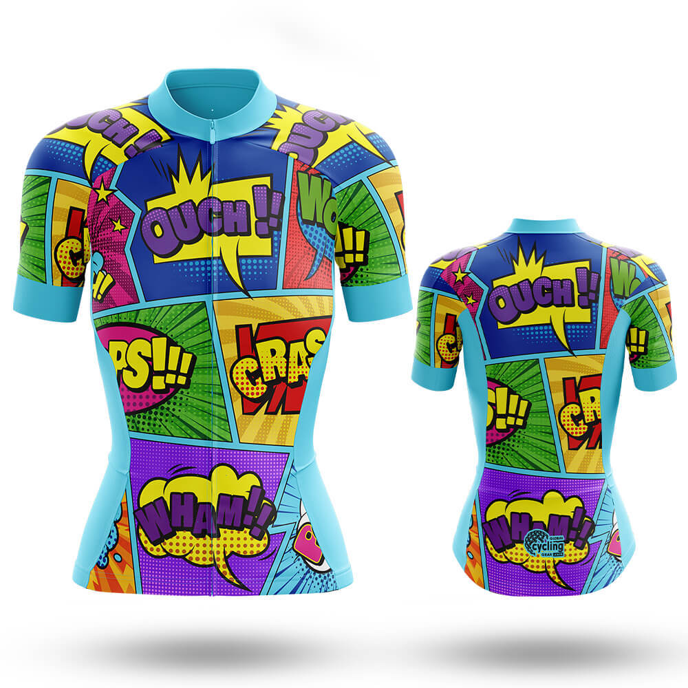 Comic - Women's Cycling Kit-Short Sleeve Jersey-Global Cycling Gear