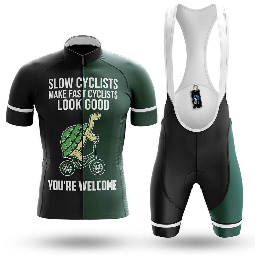 Slow Cyclist V6 - Men's Cycling Kit-Full Set-Global Cycling Gear