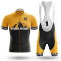 Custom Team Name V3 Black - Men's Cycling Kit-Full Set-Global Cycling Gear