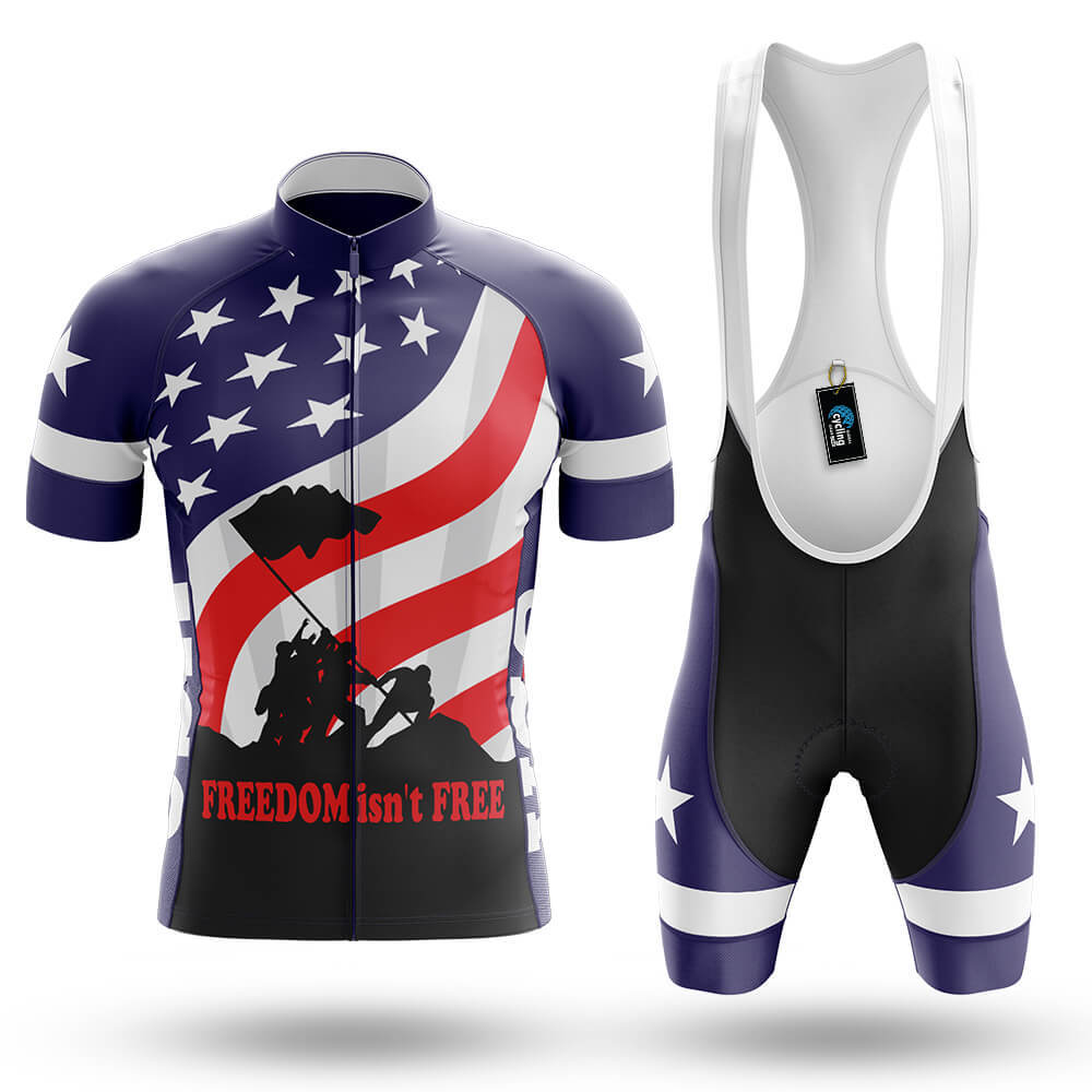 Freedom Isn't Free - Men's Cycling Kit-Full Set-Global Cycling Gear