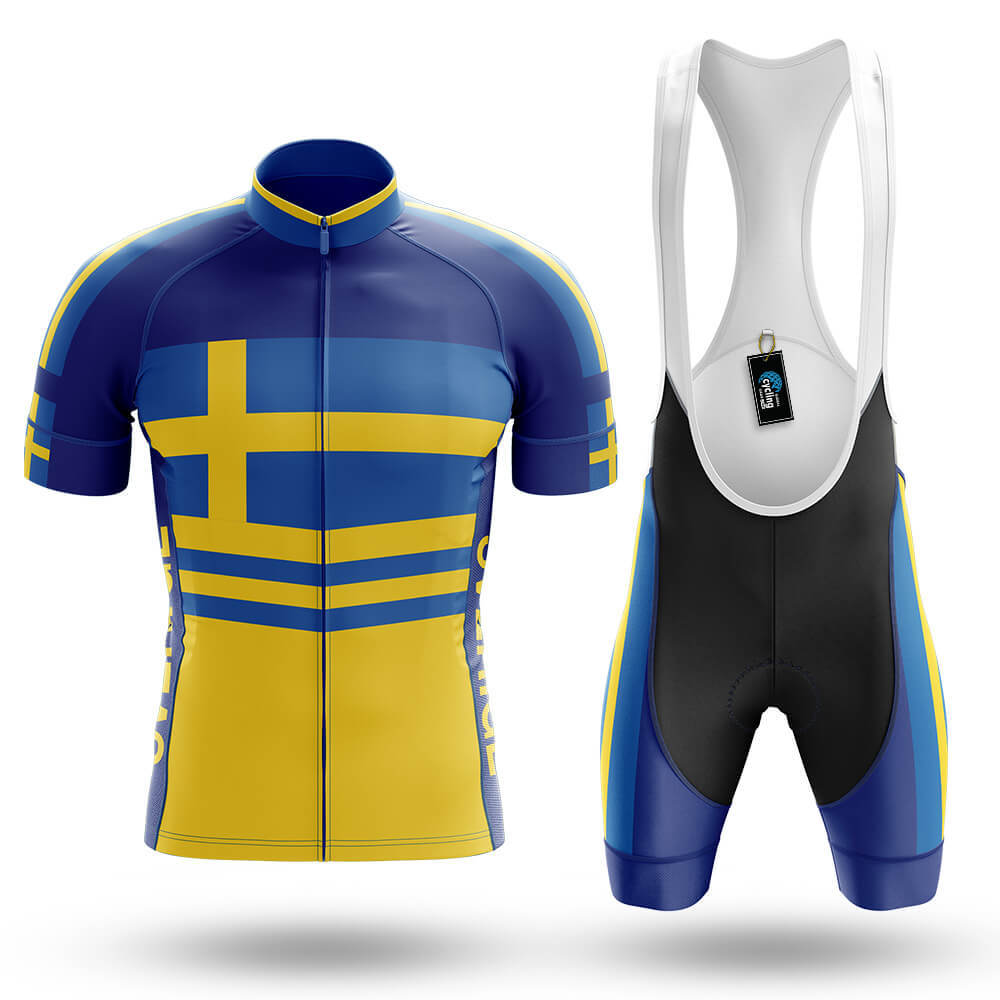 Sweden Sverige Flag - Men's Cycling Kit - Global Cycling Gear