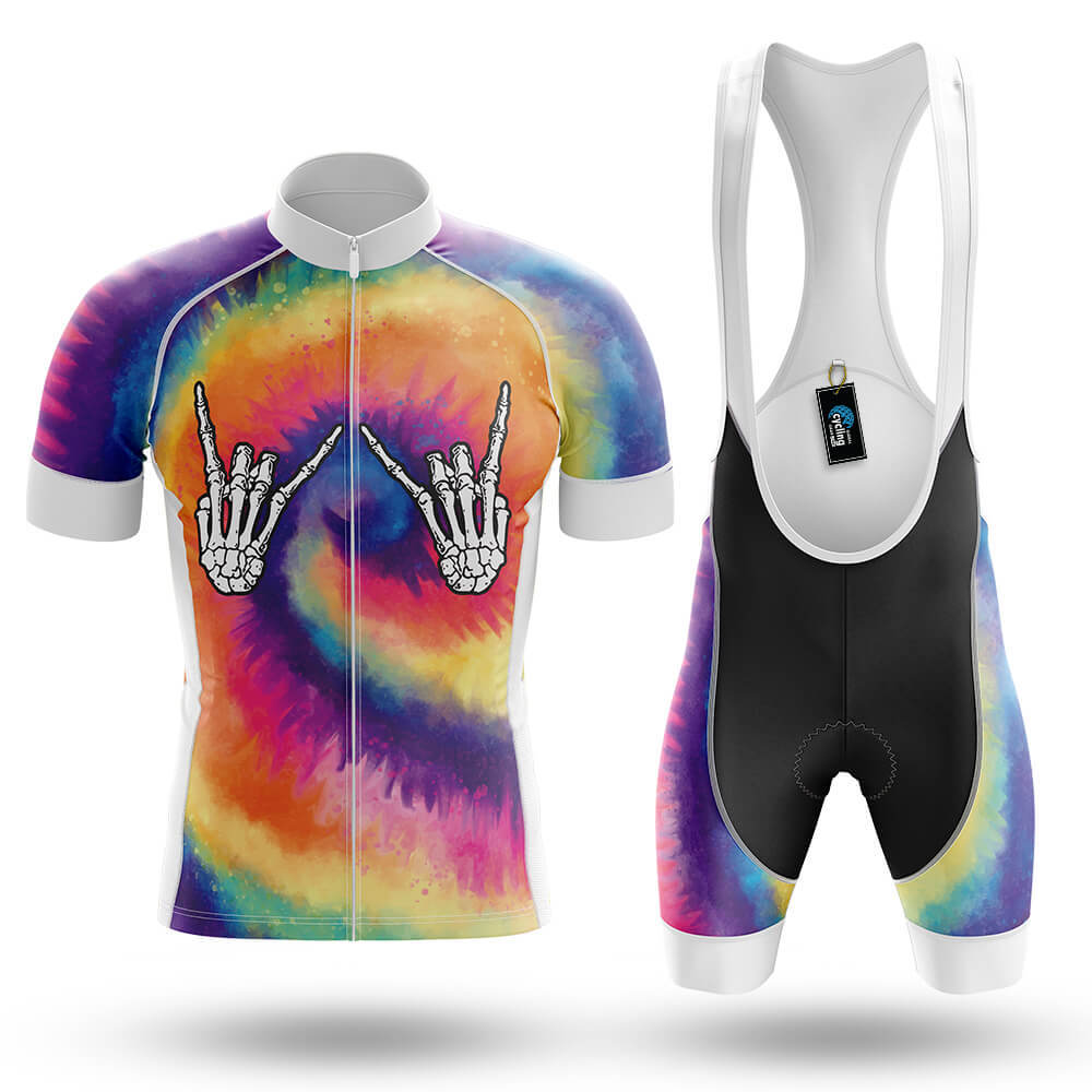 Tie Dye Rock Hands - Men's Cycling Kit-Full Set-Global Cycling Gear