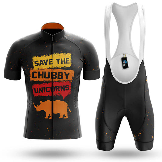 The Chubby Unicorns V7 - Men's Cycling Kit-Full Set-Global Cycling Gear