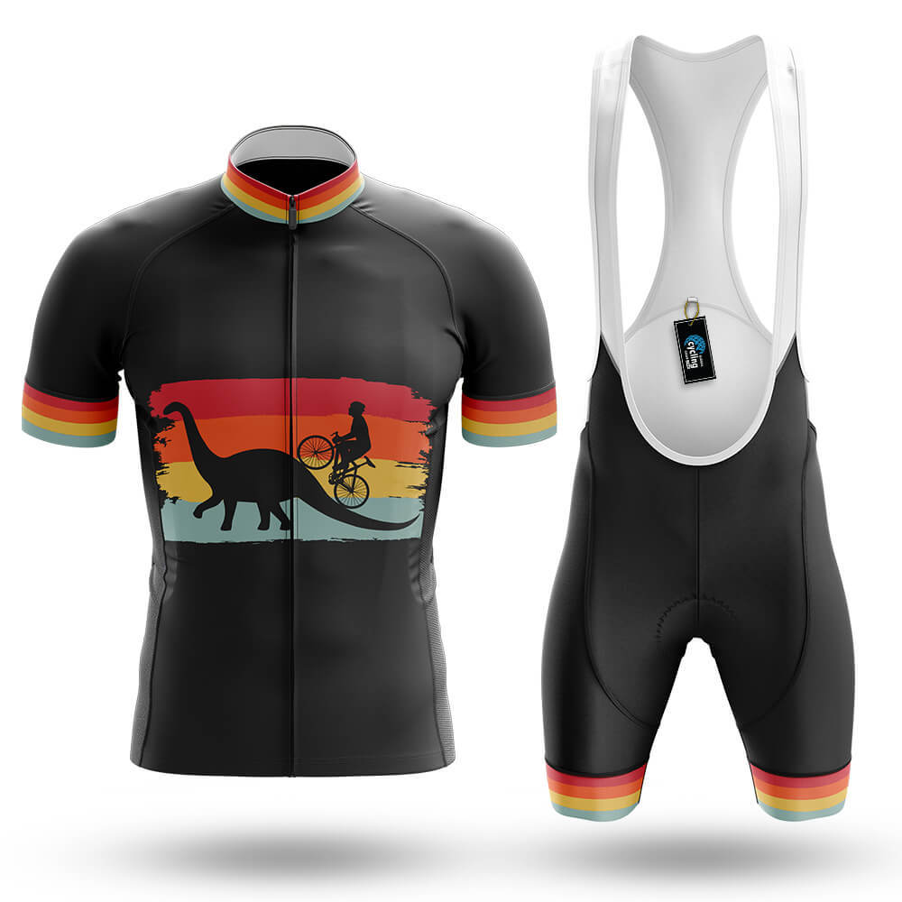 Retro Dinosaur Bicycle - Men's Cycling Kit-Full Set-Global Cycling Gear