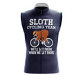 Sloth Cycling Team - Men's Sleeveless Jersey-S-Global Cycling Gear