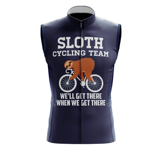 Sloth Cycling Team - Men's Sleeveless Jersey-S-Global Cycling Gear