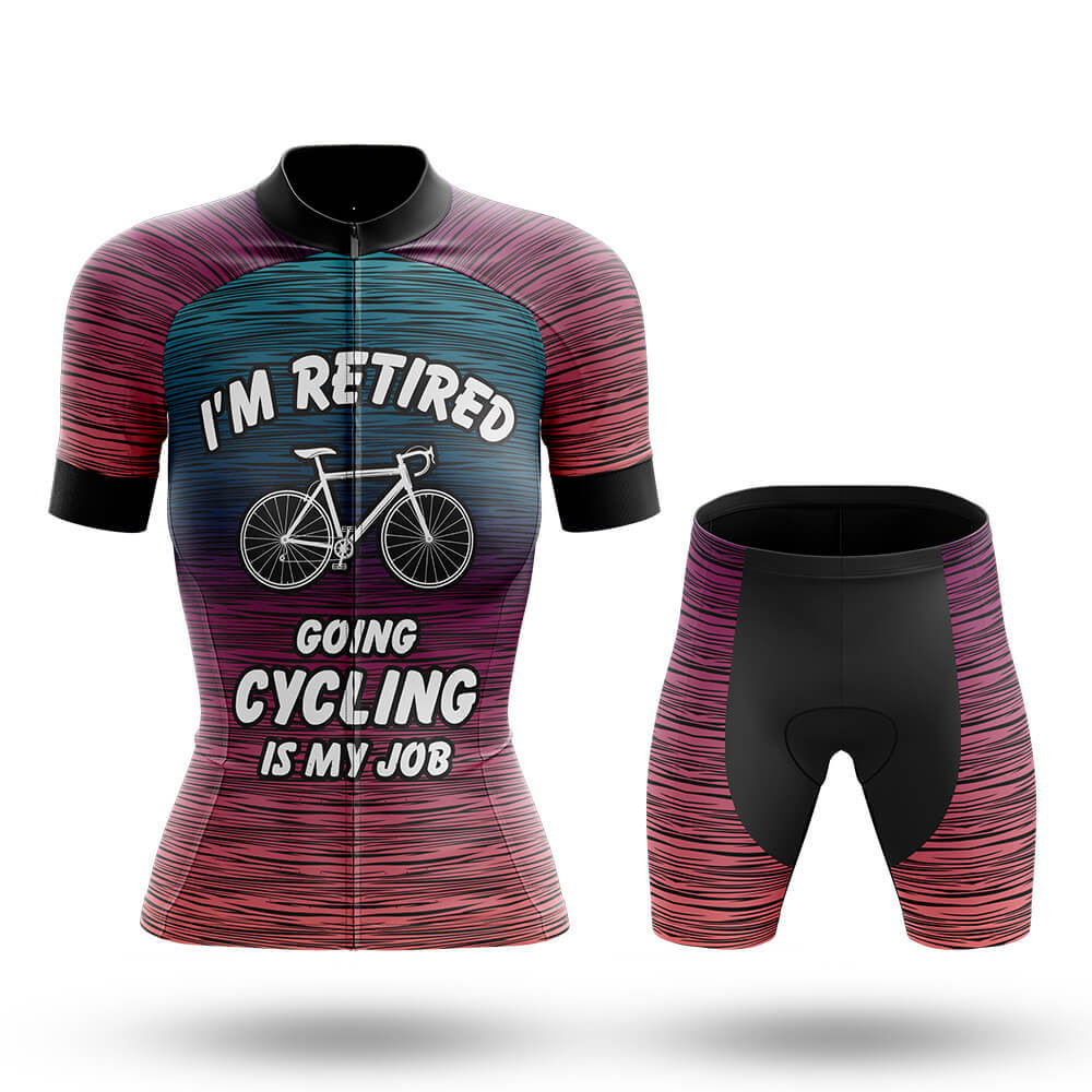Cycling Is My Job V3 - Women's Cycling Kit-Full Set-Global Cycling Gear