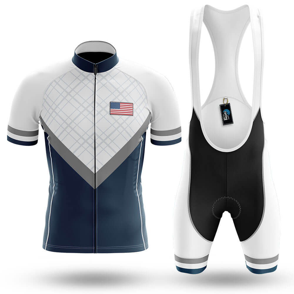 USA S6 Blue - Men's Cycling Kit-Full Set-Global Cycling Gear