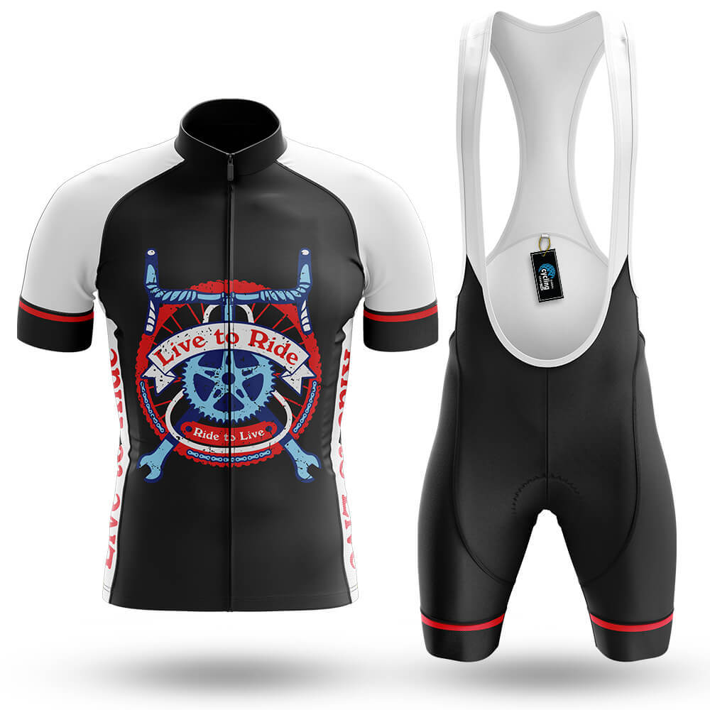 Live To Ride - Men's Cycling Kit-Full Set-Global Cycling Gear