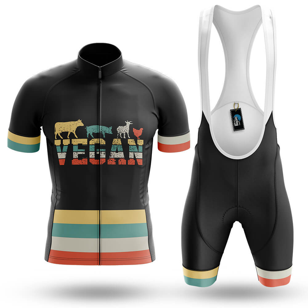 Vegan Vintage - Men's Cycling Kit-Full Set-Global Cycling Gear