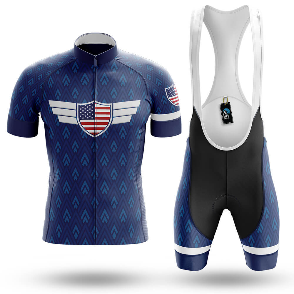 USA S6 Navy- Men's Cycling Kit-Full Set-Global Cycling Gear