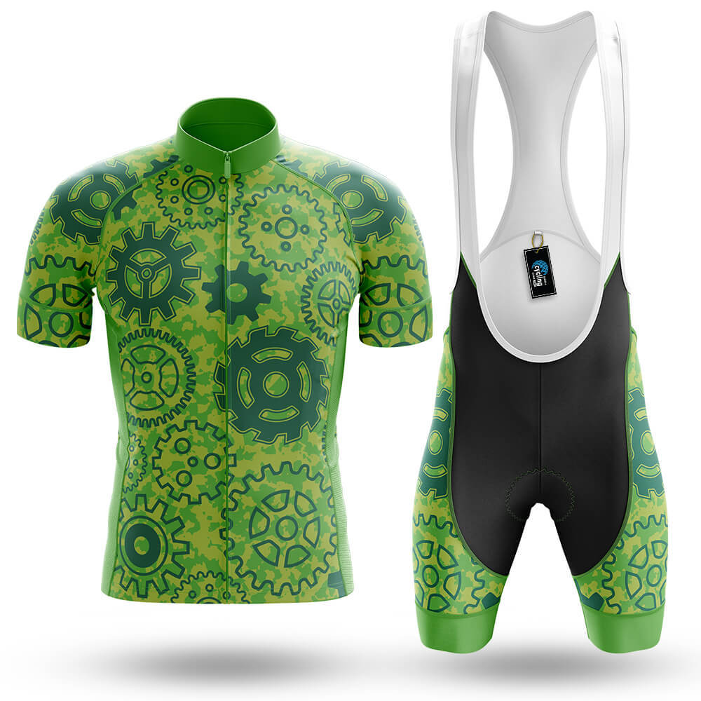 Green Gear - Men's Cycling Kit-Full Set-Global Cycling Gear