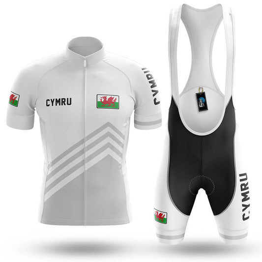Cymru S5 White - Men's Cycling Kit-Full Set-Global Cycling Gear