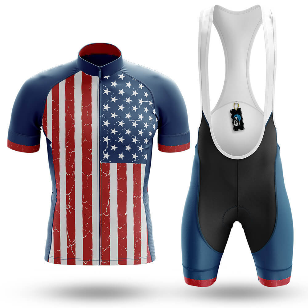 US Stars & Stripes - Men's Cycling Kit-Full Set-Global Cycling Gear