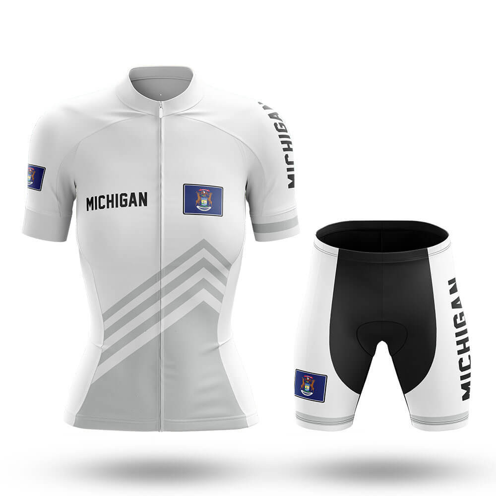 Michigan S4 White - Women - Cycling Kit-Full Set-Global Cycling Gear
