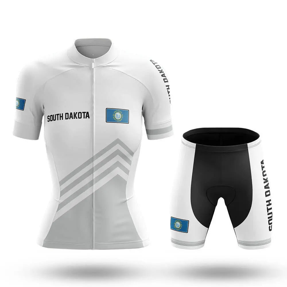 South Dakota S4 White - Women - Cycling Kit-Full Set-Global Cycling Gear