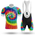 Hippie Tie Dye - Men's Cycling Kit-Full Set-Global Cycling Gear