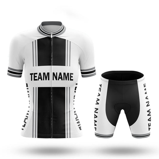 Custom Team Name M4 Black - Women's Cycling Kit-Full Set-Global Cycling Gear