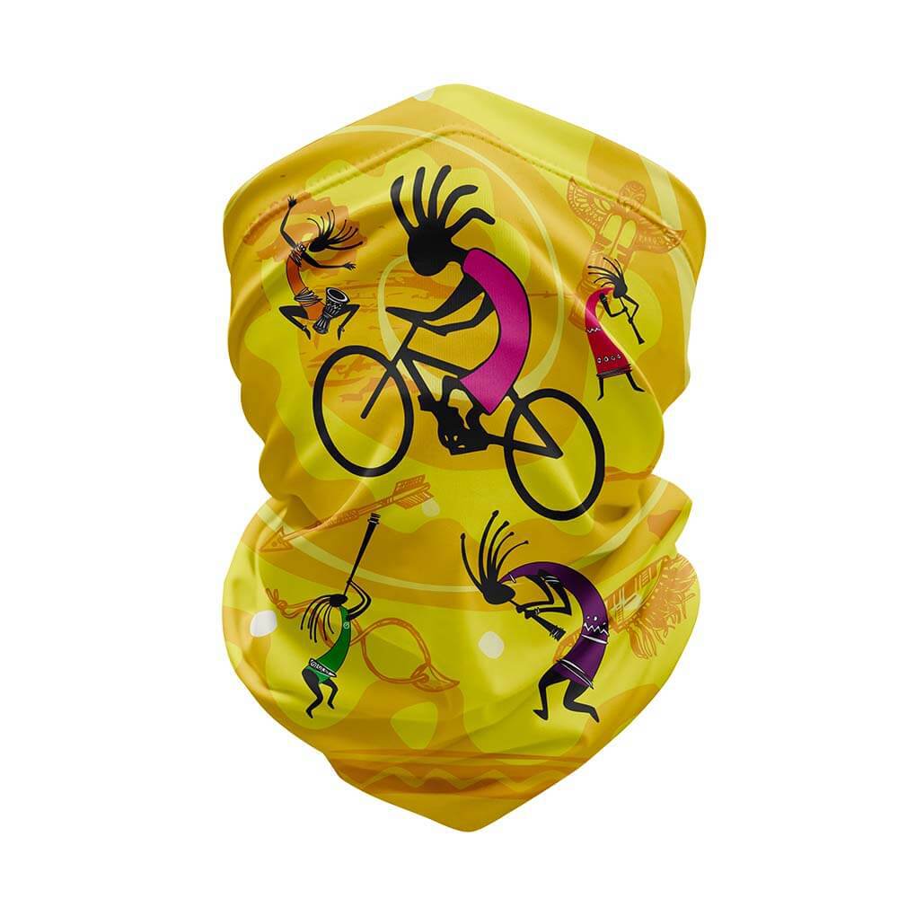 Kokopelli - Neck Gaiter For Men Women - Global Cycling Gear