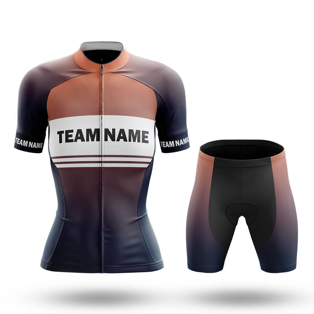 Custom Team Name S2 Cream - Women's Cycling Kit-Full Set-Global Cycling Gear