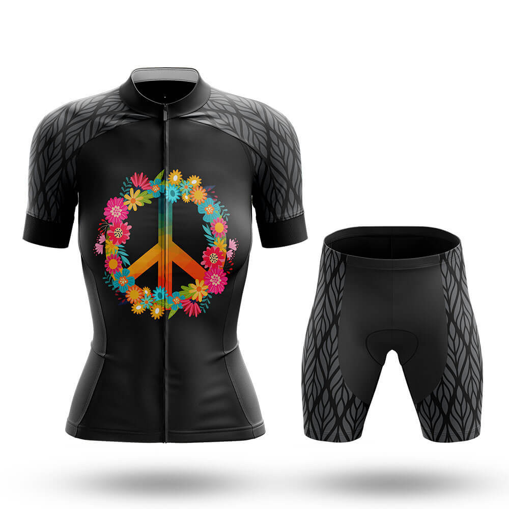 Peace Love - Women's Cycling Kit-Full Set-Global Cycling Gear