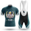 USA Drinking Team - Green - Men's Cycling Kit-Full Set-Global Cycling Gear