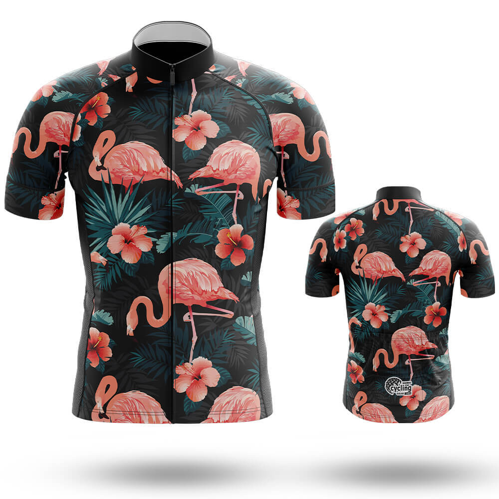 Flamingo Lover - Men's Cycling Kit-Short Sleeve Jersey-Global Cycling Gear