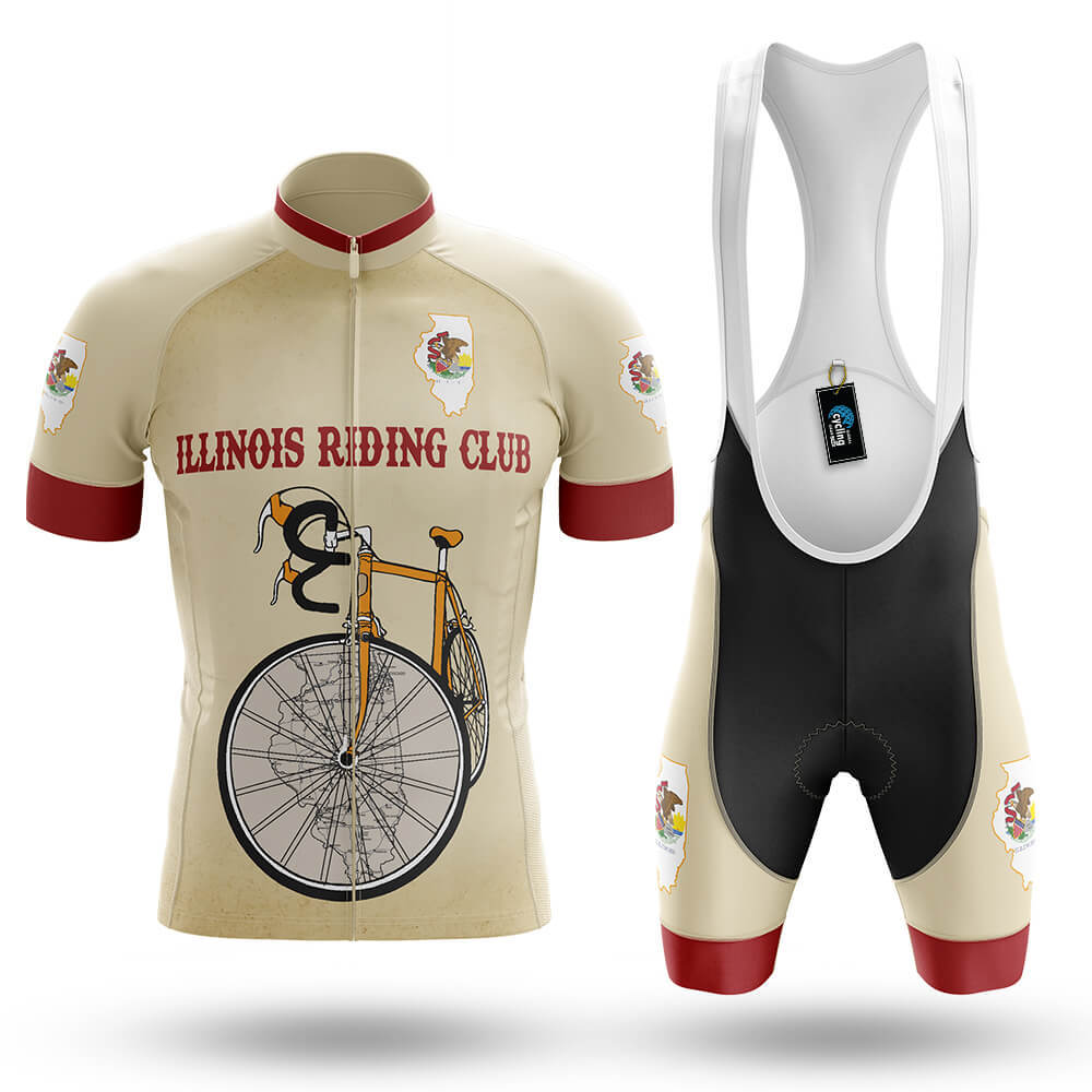 Illinois Riding Club - Men's Cycling Kit-Full Set-Global Cycling Gear