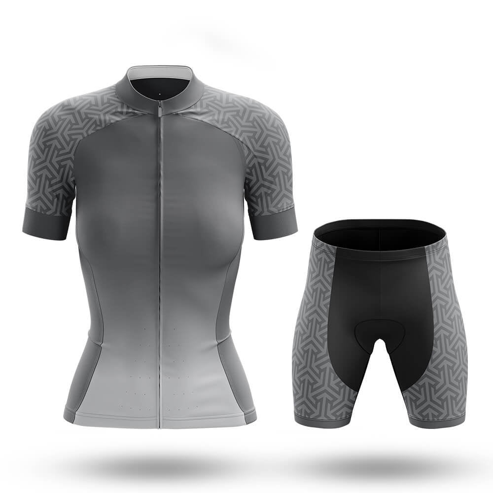 Grey - Women - Cycling Kit-Full Set-Global Cycling Gear