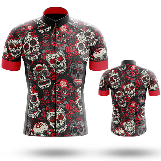 Sugar Skulls - Men's Cycling Kit-Short Sleeve Jersey-Global Cycling Gear