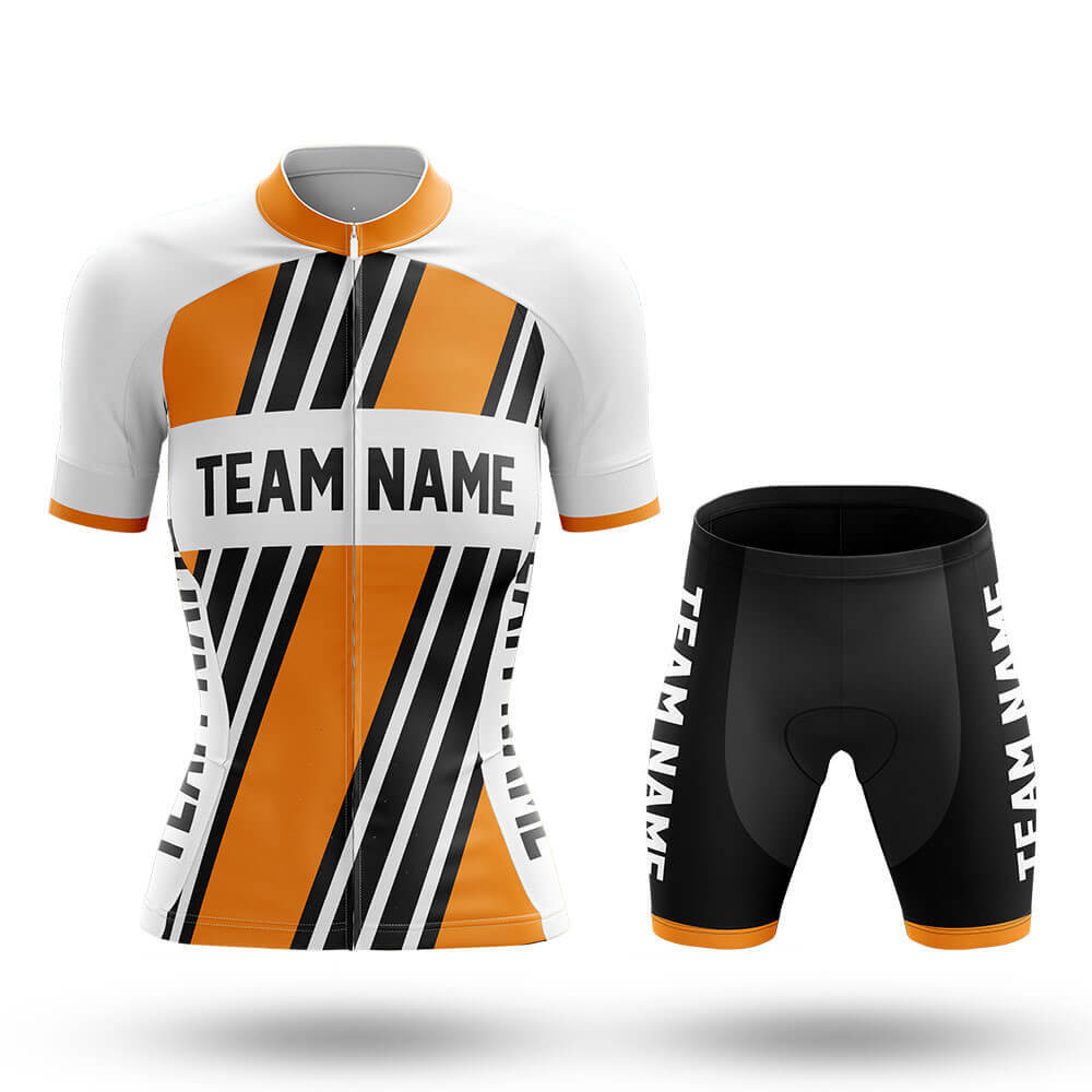 Custom Team Name M5 Yellow - Women's Cycling Kit-Full Set-Global Cycling Gear