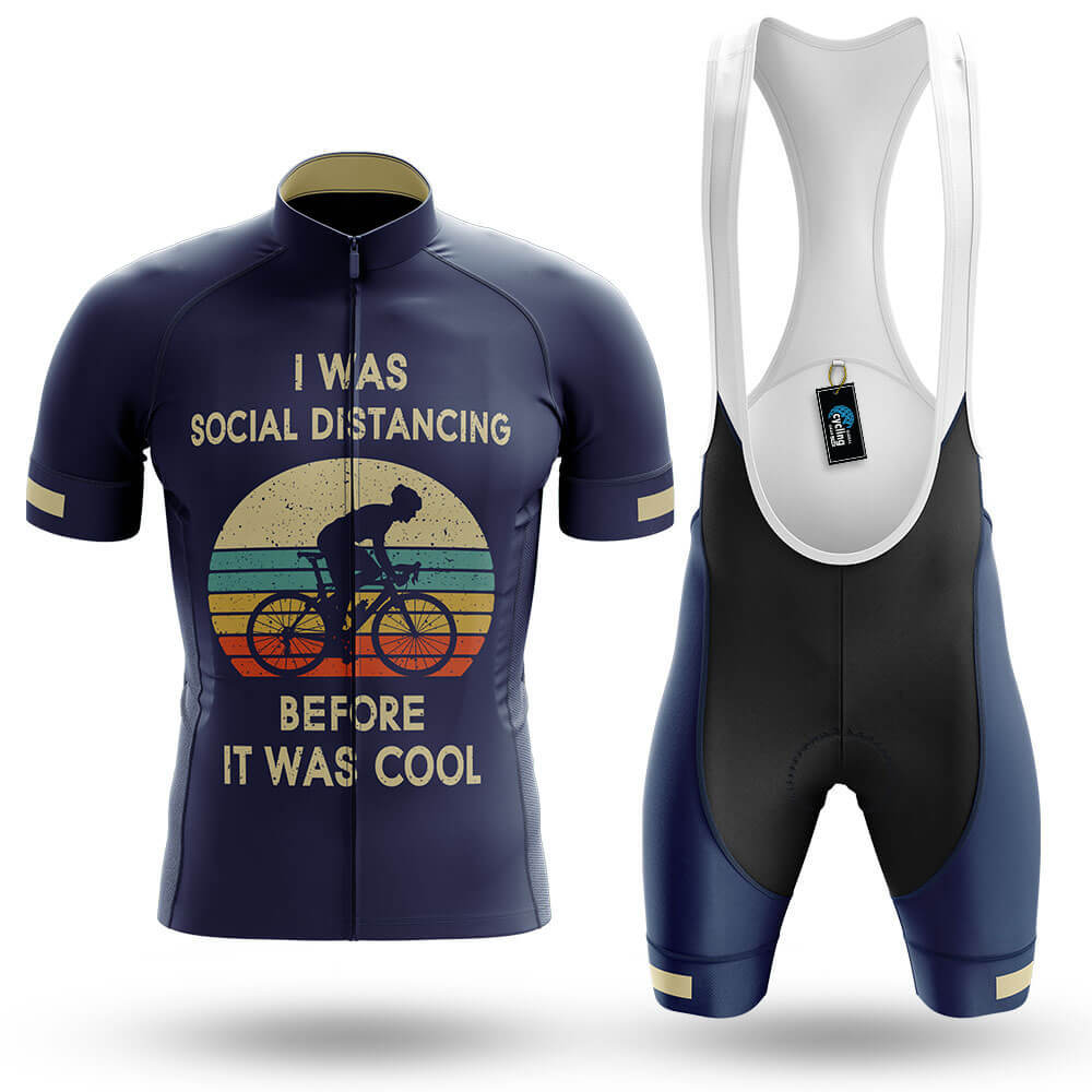 Social Distancing - Men's Cycling Kit-Full Set-Global Cycling Gear